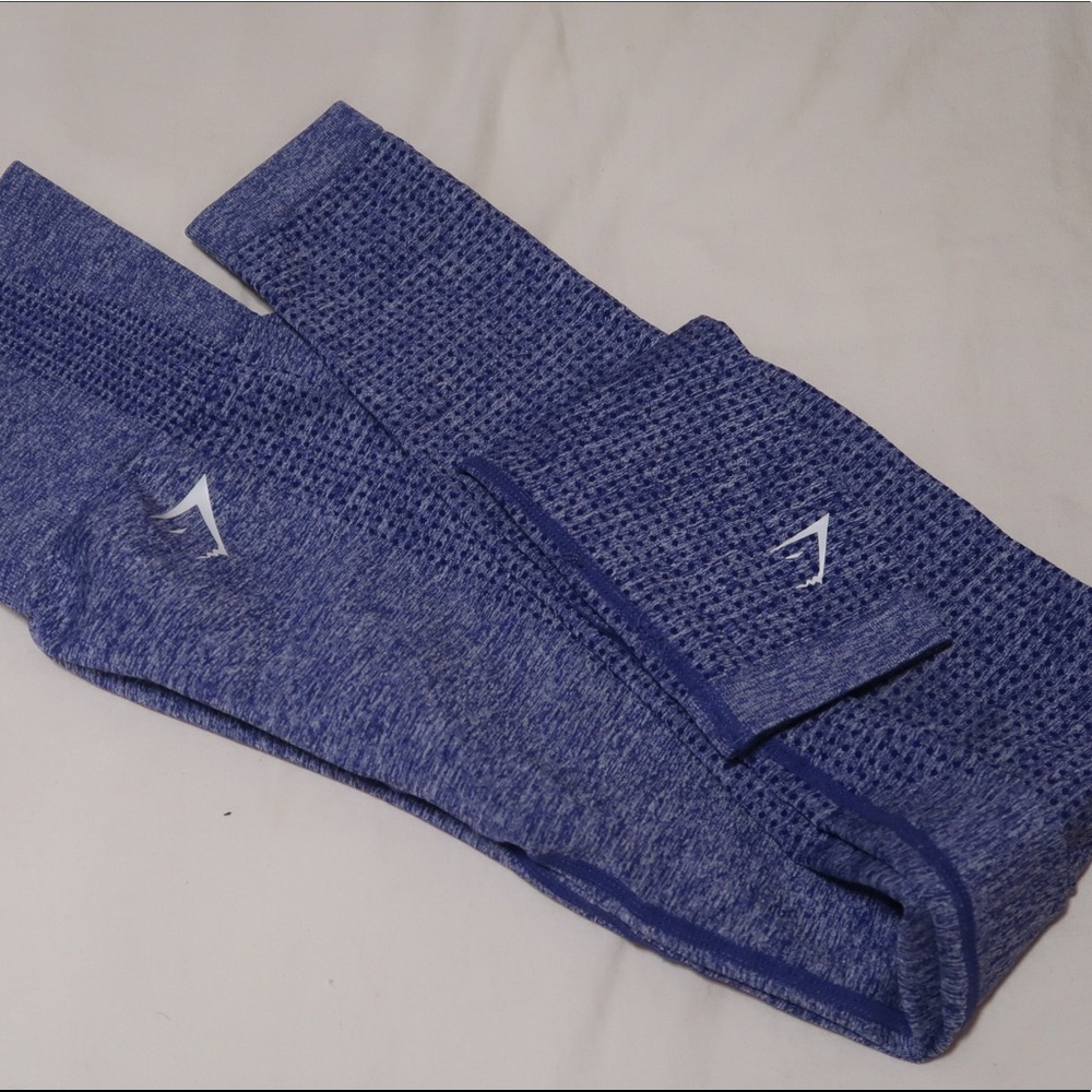 Vital seamless purple gym shark legging